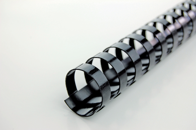 spiral, coil, zwart, plastic, patroon