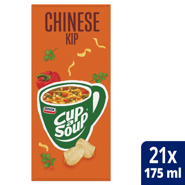 Cup-a-Soup Unox Chinese kip 21x175ml Cup-a-Soup Unox Chinese kip 21x175ml