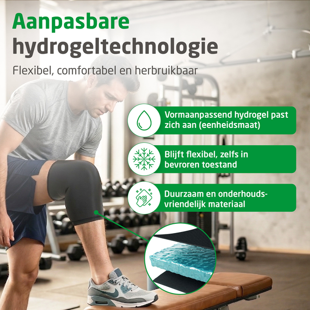 hydrogel, kinesiology, fitness, knee brace, training mat