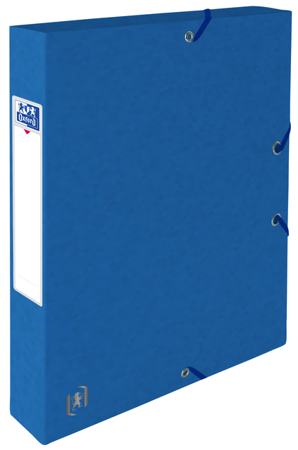 Elastobox Oxford Top File+ A4 40mm blauw Elastobox Oxford Top File+ A4 40mm blauw