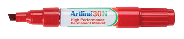 Viltstift Artline 30 schuin 2-5mm rood Viltstift Artline 30 schuin 2-5mm rood