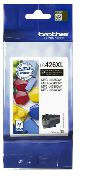 Inktcartridge Brother LC-426XLBK zwart Inktcartridge Brother LC-426XLBK zwart