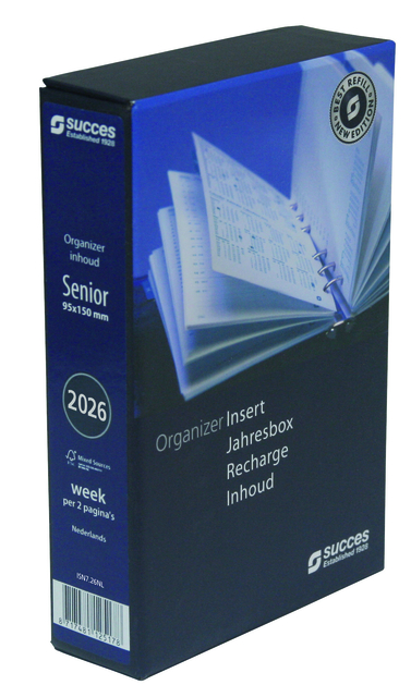 Agendavulling 2026 Succes Senior 7dagen/2pagina's Agendavulling 2026 Succes Senior 7dagen/2pagina's