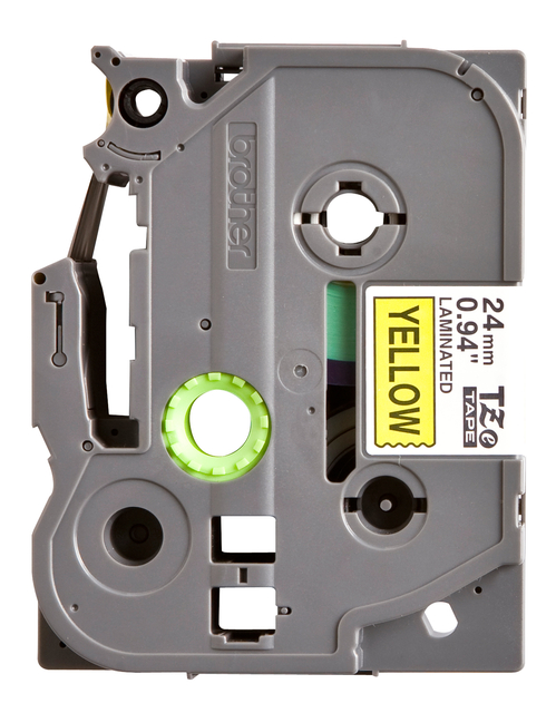 Labeltape Brother P-touch TZe-651 standaard 24mm zwart op geel
