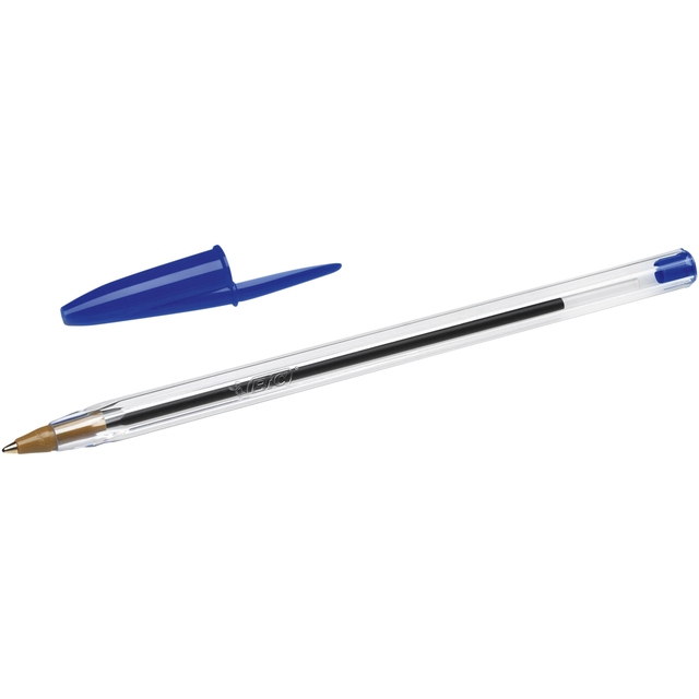 Balpen Bic Cristal medium blauw Balpen Bic Cristal medium blauw