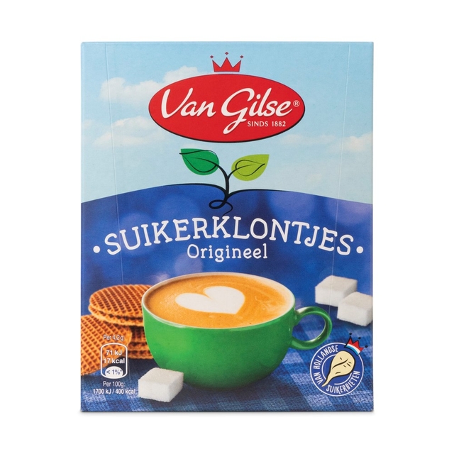 Suikerklontjes Van Gilse standaard 1000gram Suikerklontjes Van Gilse standaard 1000gram