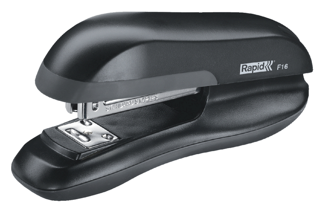Bureaunietmachine Rapid Fashion half-strip F16 20 vel zwart Bureaunietmachine Rapid Fashion half-strip F16 20 vel zwart