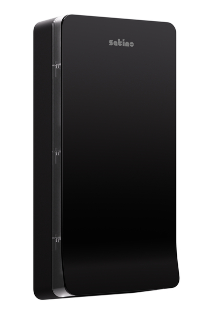 Handdoekdispenser Satino PT3 Hyginity XL zwart 333411 Handdoekdispenser Satino PT3 Hyginity XL zwart 333411