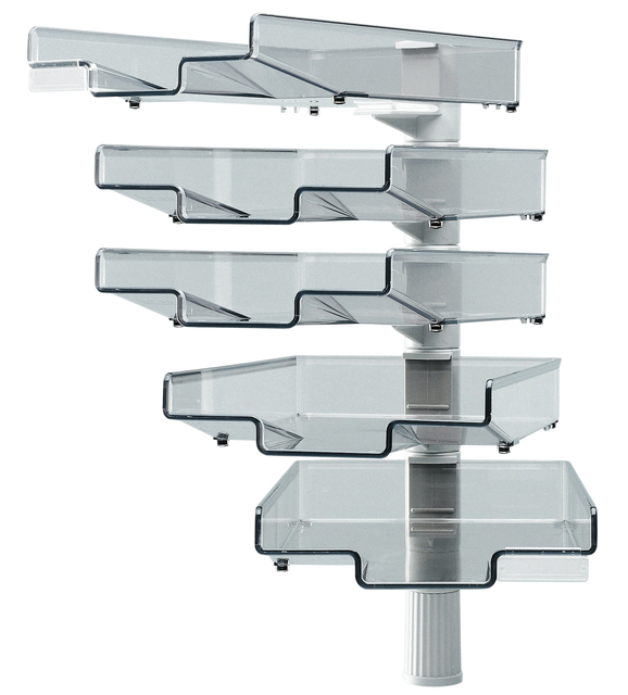 Brievenbak Hansa met 360 graden zwenkarm 5stuks grijs Brievenbak Hansa met 360 graden zwenkarm 5stuks grijs