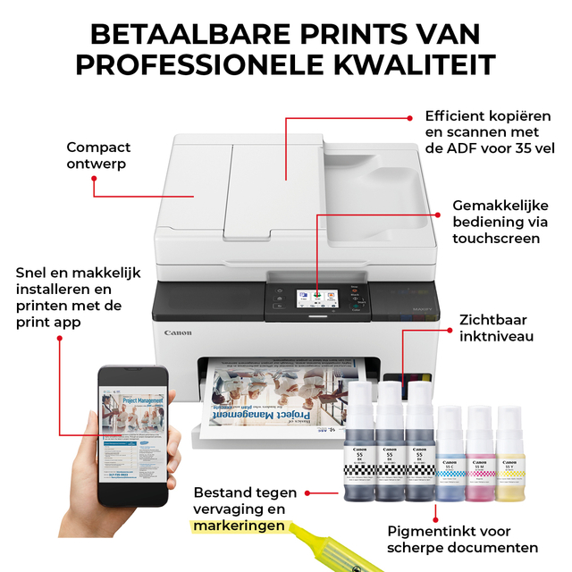 Multifunctional inktjet printer Canon MAXIFY GX2050