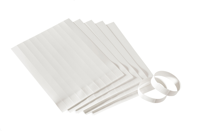 Polsband Colop E-mark 250x19mm 100 stuks wit Polsband Colop E-mark 250x19mm 100 stuks wit