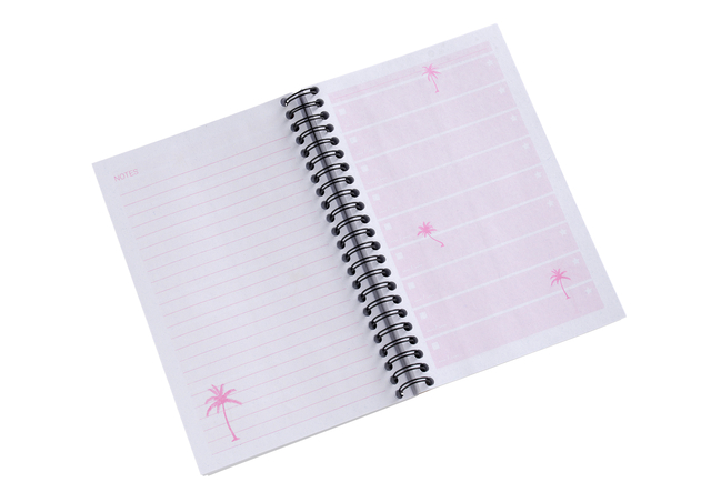 Things to do Djois Atlanta recycled papier Tropical 125x195mm 100 vel 70gr roze 2 stuks