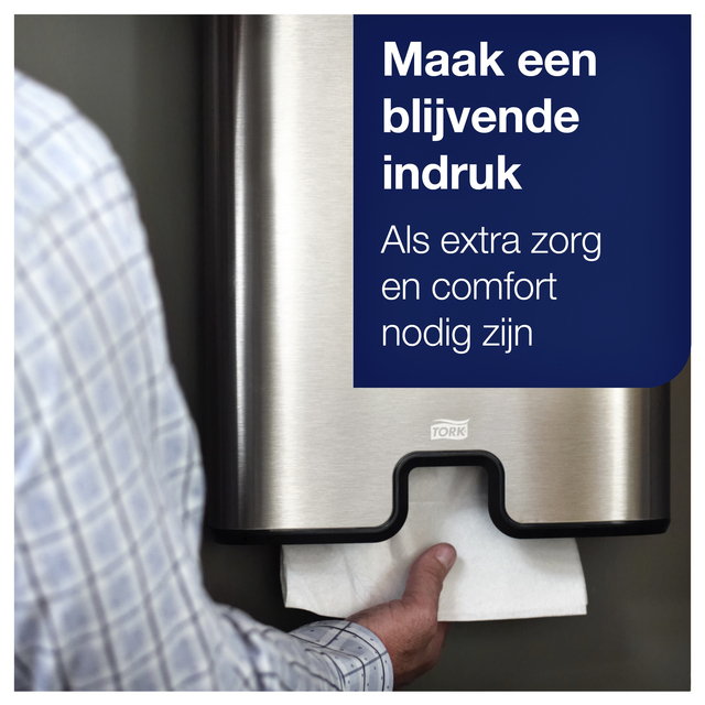 Handdoek Tork H2 Xpress Advanced multifold 2-laags 212x340mm 21x136 vel wit 120399