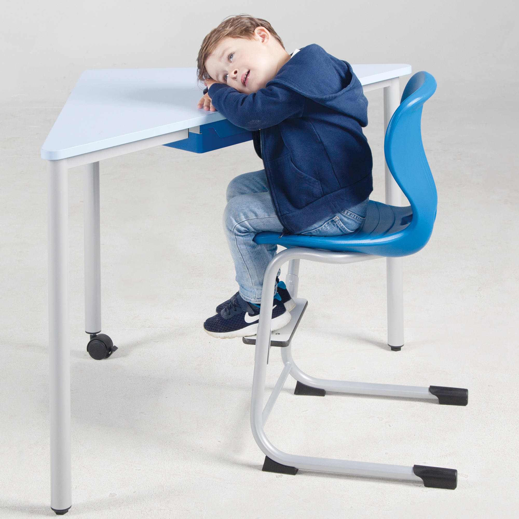 Ergostar Step! Schoolstoel met verstelbare voetsteun