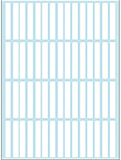 Etiket HERMA 2300 5x35mm wit 1920 stuks