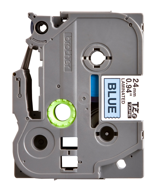 Labeltape Brother P-touch TZe-551 standaard 24mm zwart op blauw