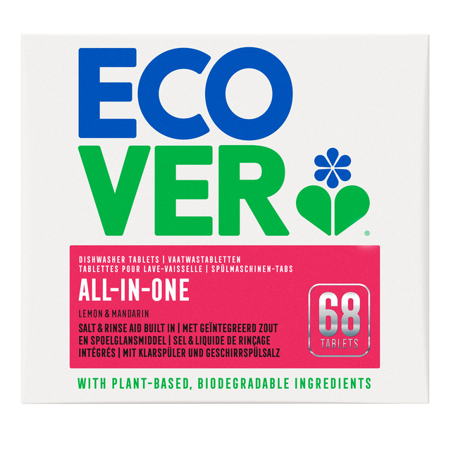 all-in-one, afwastabletten, eco, plantaardig, bioafbreekbaar