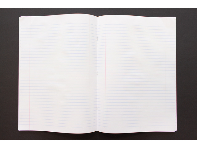 notebook, lined paper, open notebook, binding, page lines