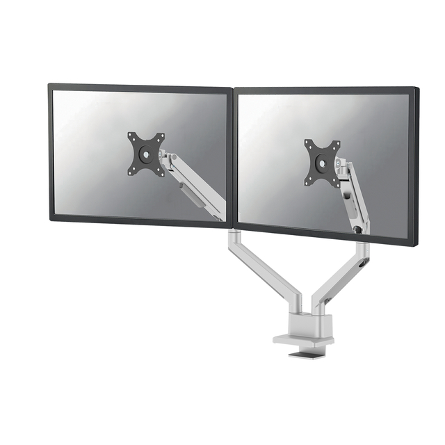 Monitorarm Neomounts NEXT Slim 2 schermen 32 inch zilver Monitorarm Neomounts NEXT Slim 2 schermen 32 inch zilver