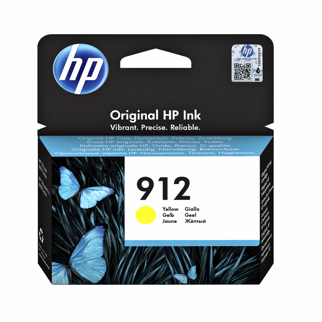Inktcartridge HP 3YL79AE 912 geel Inktcartridge HP 3YL79AE 912 geel