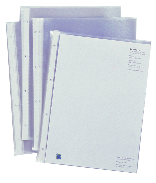 Showtas Qbasic 4-gaats PP 0.05mm nerf 100 stuks Showtas Qbasic 4-gaats PP 0.05mm nerf 100 stuks