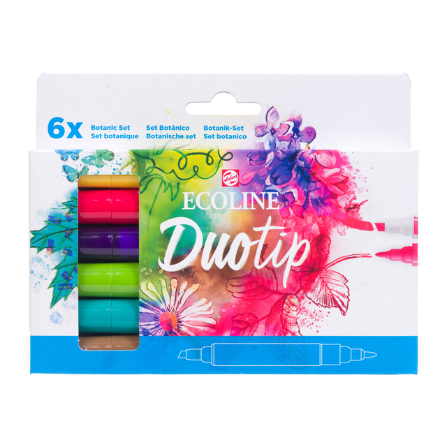 Duotip Talens Ecoline set à 6 stuks botanisch