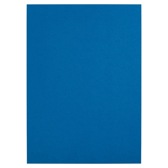 Voorblad GBC A4 lederlook met venster blauw 50 stuks