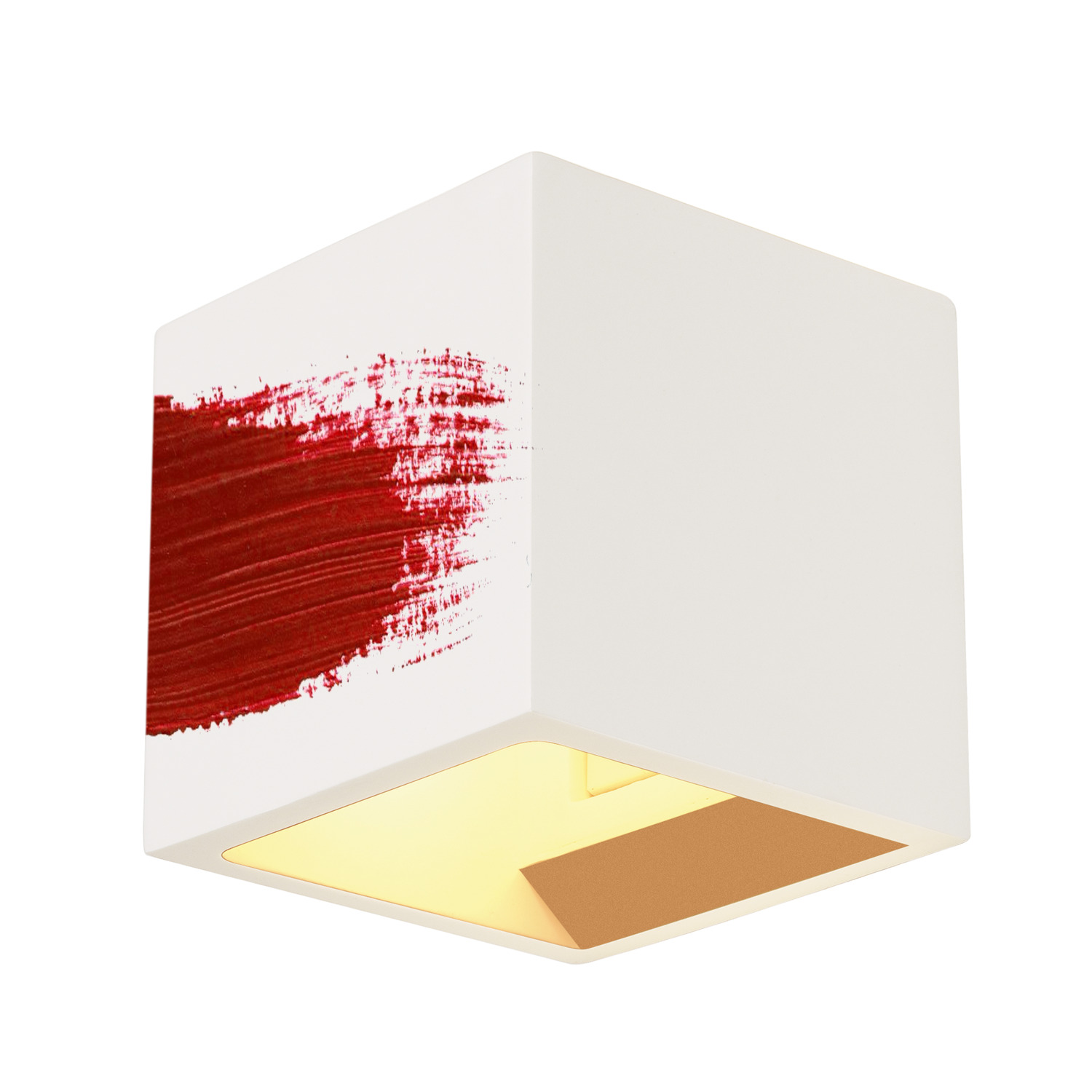 PLASTRA CUBE wit 1xG9