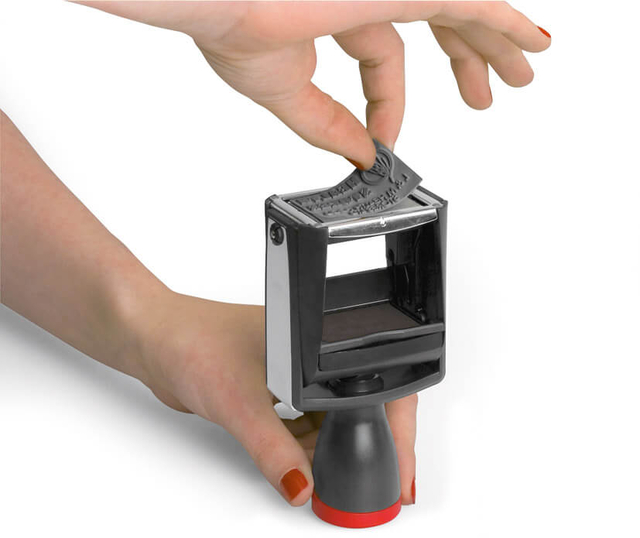 Tekststempel Colop Heavy Duty 2600 Classic Line personaliseerbaar rood