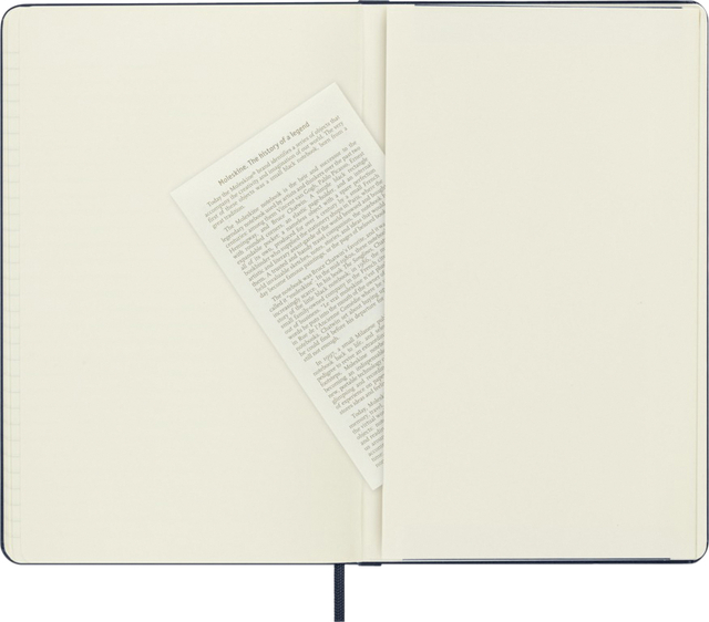 Notitieboek Moleskine large 130X210mm lijn hard cover sapphire blue
