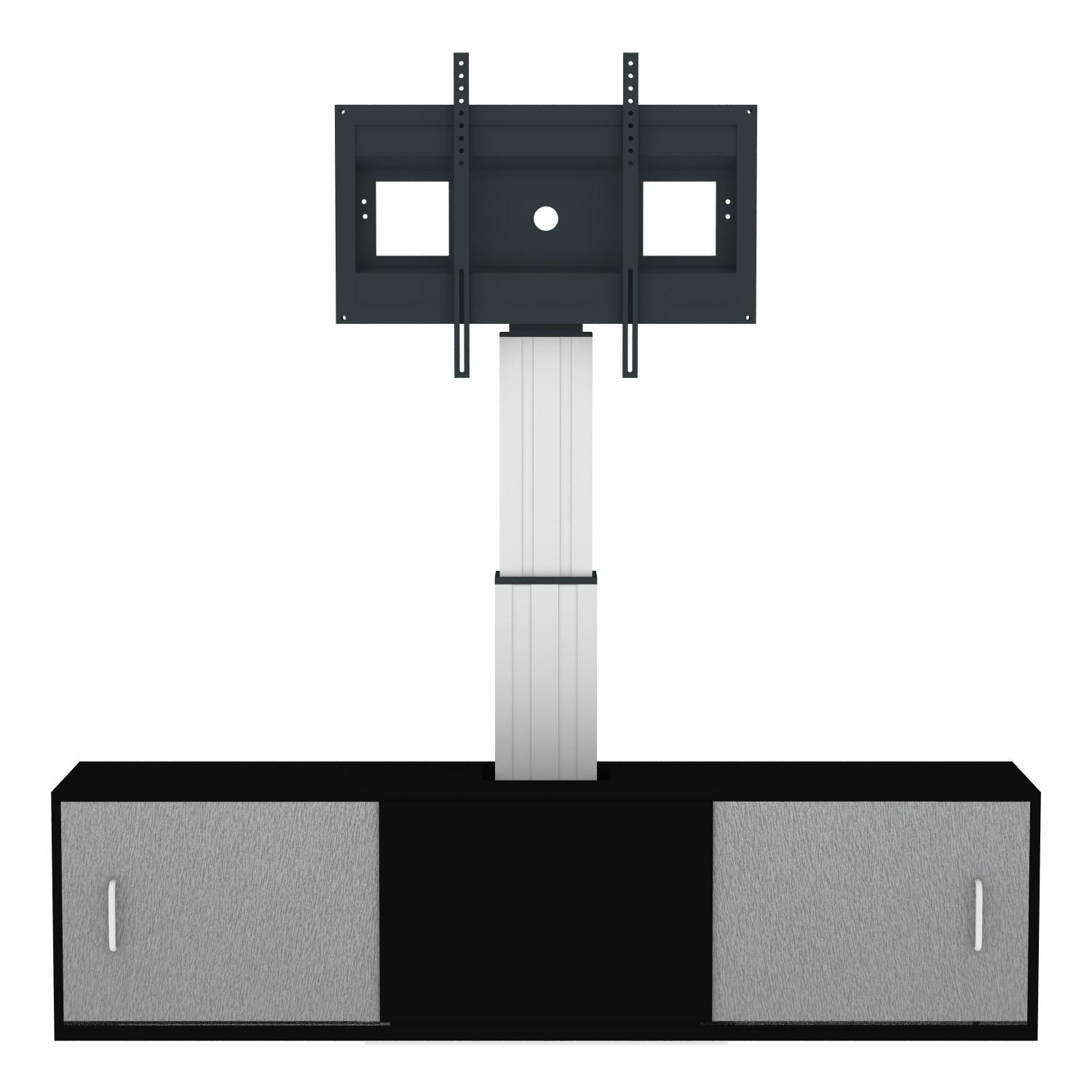 TV meubel - TV meubel met elektrisch in hoogte verstelbare monitorbeugel