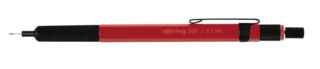 Vulpotlood rOtring 500 0.5mm rood Vulpotlood rOtring 500 0.5mm rood