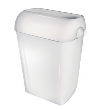 PlastiQline Afvalbak Open kunststof 43ltr Wit