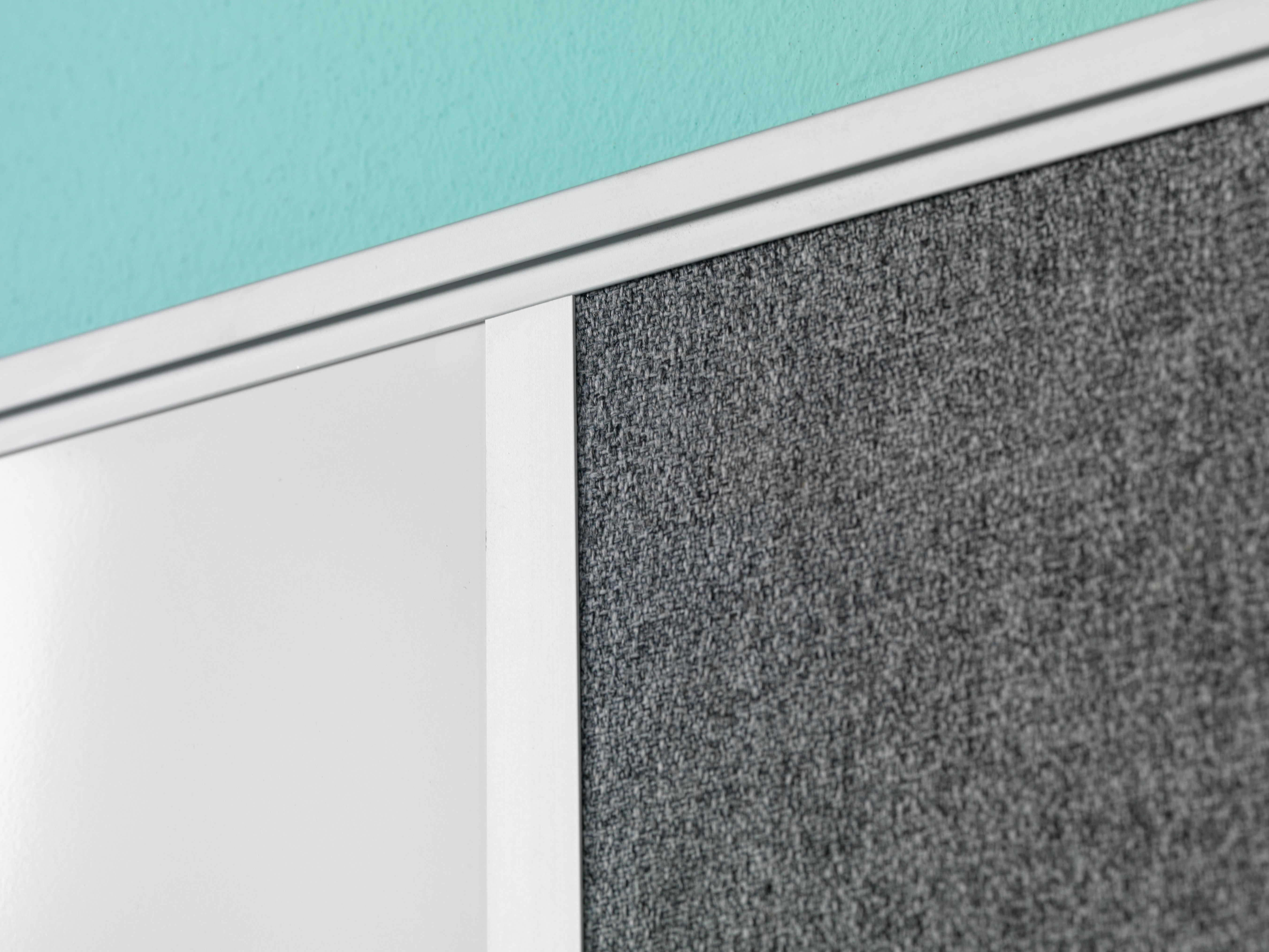 Combibord, softline profiel - 90x120 cm
