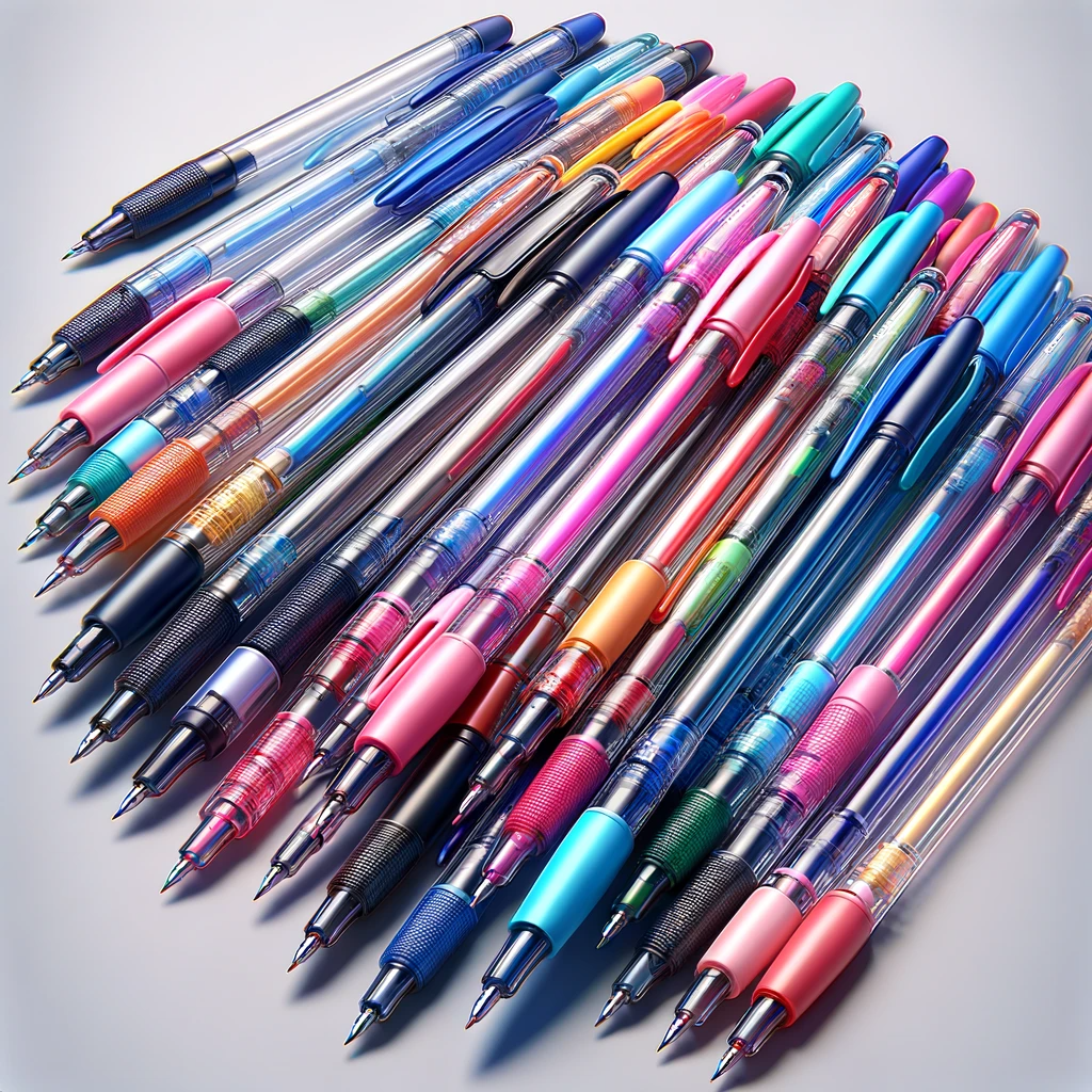 Fijnschrijvers, gelpennen en rollerballs Fijnschrijvers, gelpennen en rollerballs