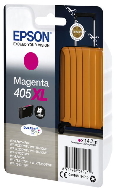 Inktcartridge Epson 405XL T05H34 rood Inktcartridge Epson 405XL T05H34 rood