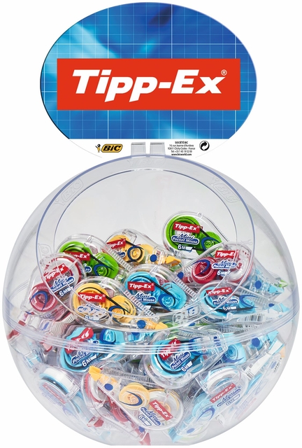 Correctietape Tipp-Ex mini pocket mouse 5mmx6m display à 30 +10 gratis Correctietape Tipp-Ex mini pocket mouse 5mmx6m display à 30 +10 gratis