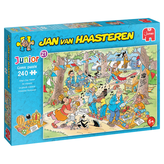 jigsaw puzzle, comic puzzle, junior puzzle, 240 stukjes, Jan van Haasteren