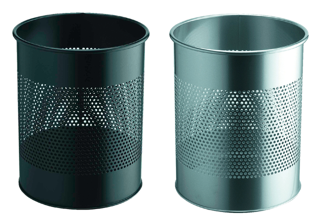 Papierbak Durable 3310-01 15 liter 165mm perforatie zwart