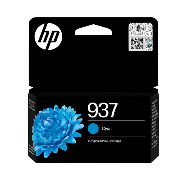 inktcartridge, cyaninkt, HP 937, originele cartridge, printers-accessoire