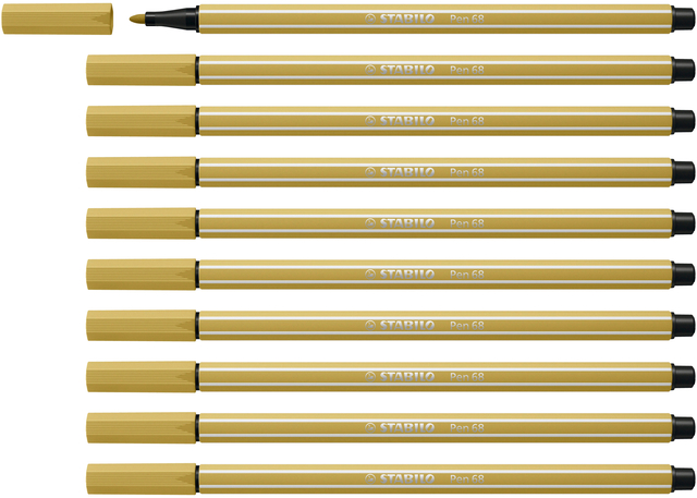 Viltstift STABILO Pen 68/66 medium khaki