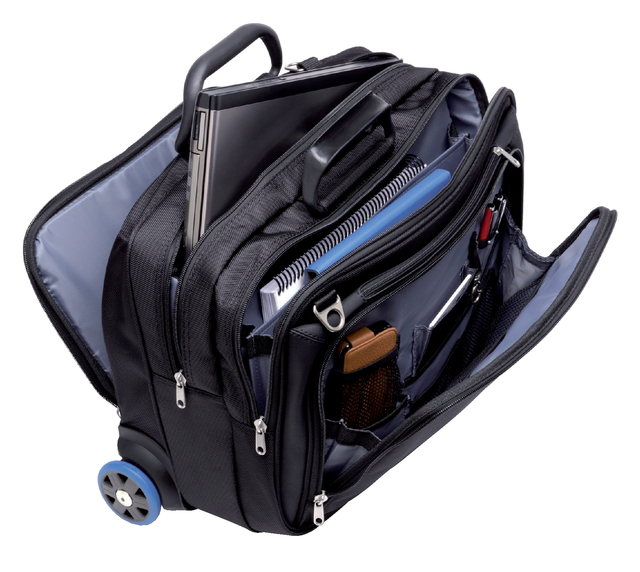 laptoptas, koffer, rugzak, techbag, georganiseerd