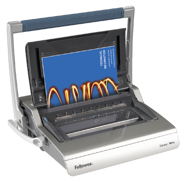 Inbindmachine Fellowes Galaxy wire 34-gaats Inbindmachine Fellowes Galaxy wire 34-gaats