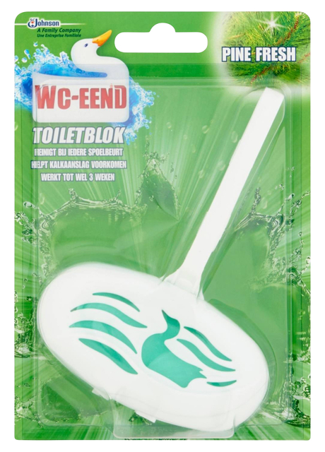 Toiletblok Wc-Eend met houder Pine Fresh Toiletblok Wc-Eend met houder Pine Fresh