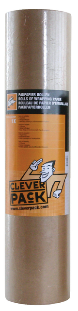 Inpakpapier CleverPack kraft 70gr 70cmx220m Inpakpapier CleverPack kraft 70gr 70cmx220m