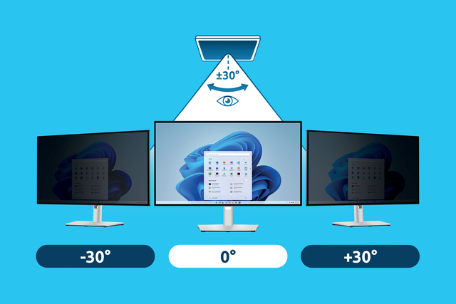 computermonitor, lcd-scherm, kijkhoek, ±30 graden, witte monitorvoet