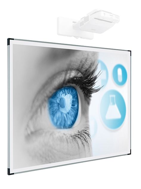 Projectiebord (16:10) ExtraFlat, Low Gloss - 120x192 cm, 88"  Projectiebord (16:10) ExtraFlat, Low Gloss - 120x192 cm, 88"