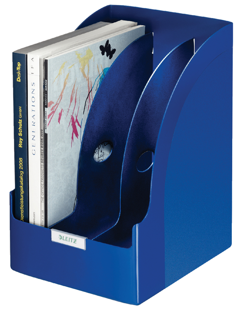 Tijdschriftcassette Leitz plus jumbo blauw