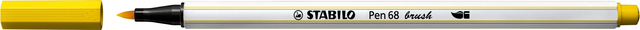 Brushstift STABILO Pen 568/44 geel Brushstift STABILO Pen 568/44 geel