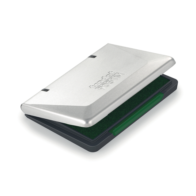 Inktkussen Trodat metaal 9051M 90x50mm groen